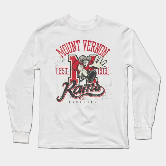 Mount Vernon - Rams II Long Sleeve T-Shirt by viSionDesign